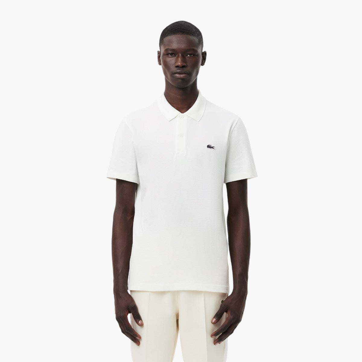 Regular Fit Cotton Blend Polo Shirt