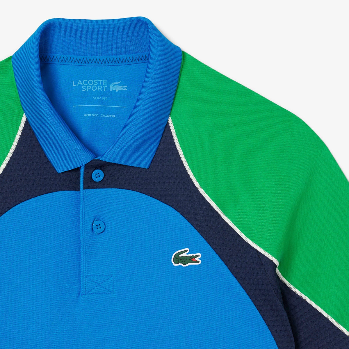 Lacoste Ultra Dry Colour-Block Tennis Polo Shirt - view 3