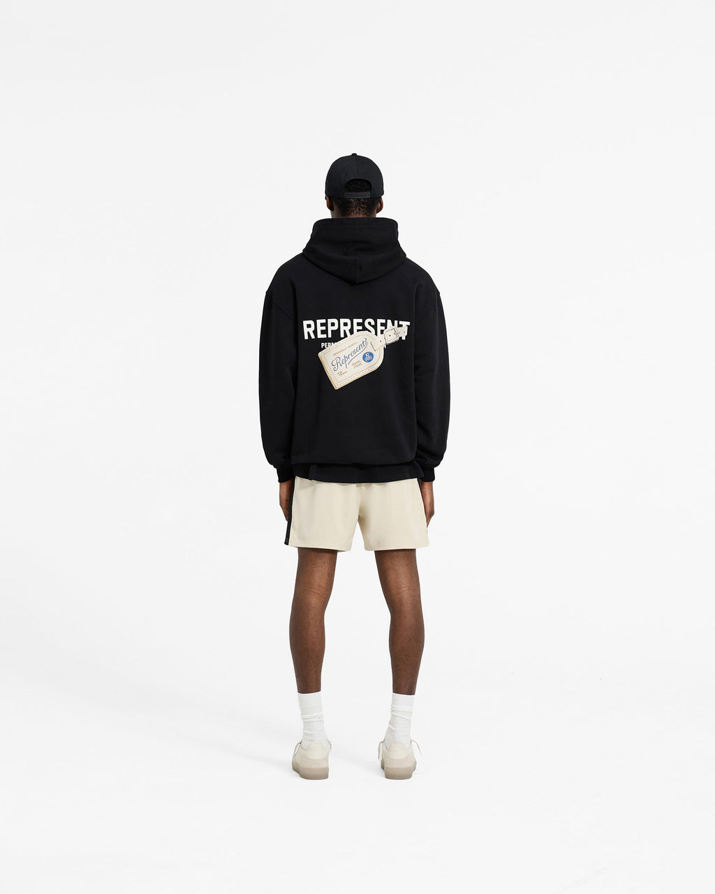 Luggage Tag Hoodie - Jet Black