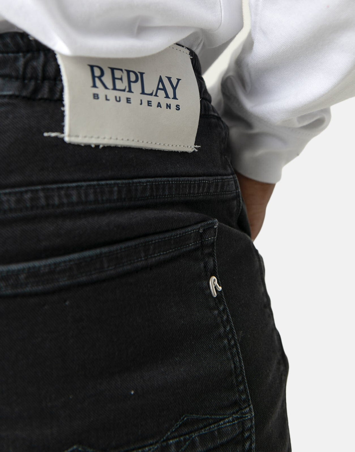Replay Milano Jogger Jeans Blackboard