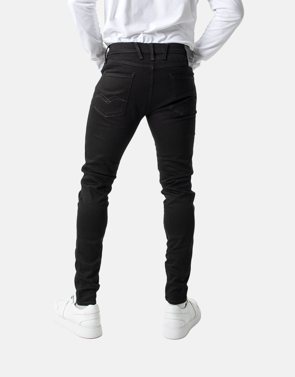 Replay Hyperflex Bronny Super Slim Stretch Jeans Black