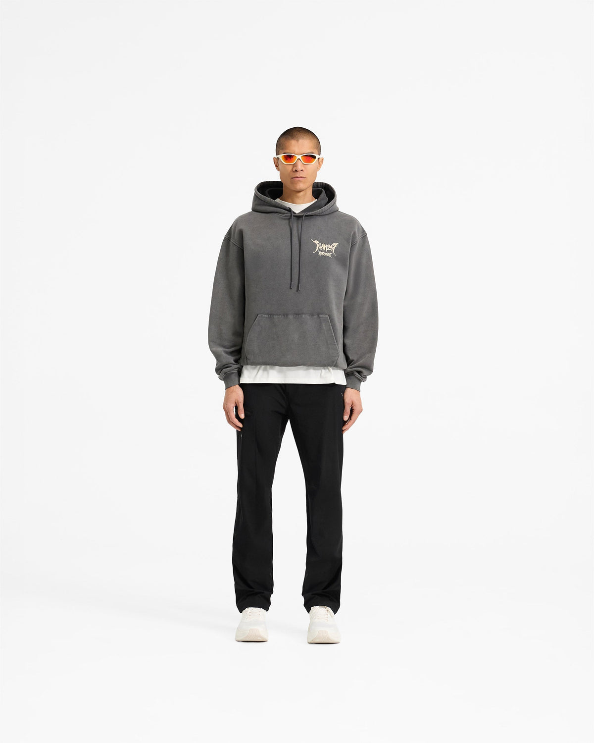 Team 247 X END Oversized Hoodie - Washed Grey
