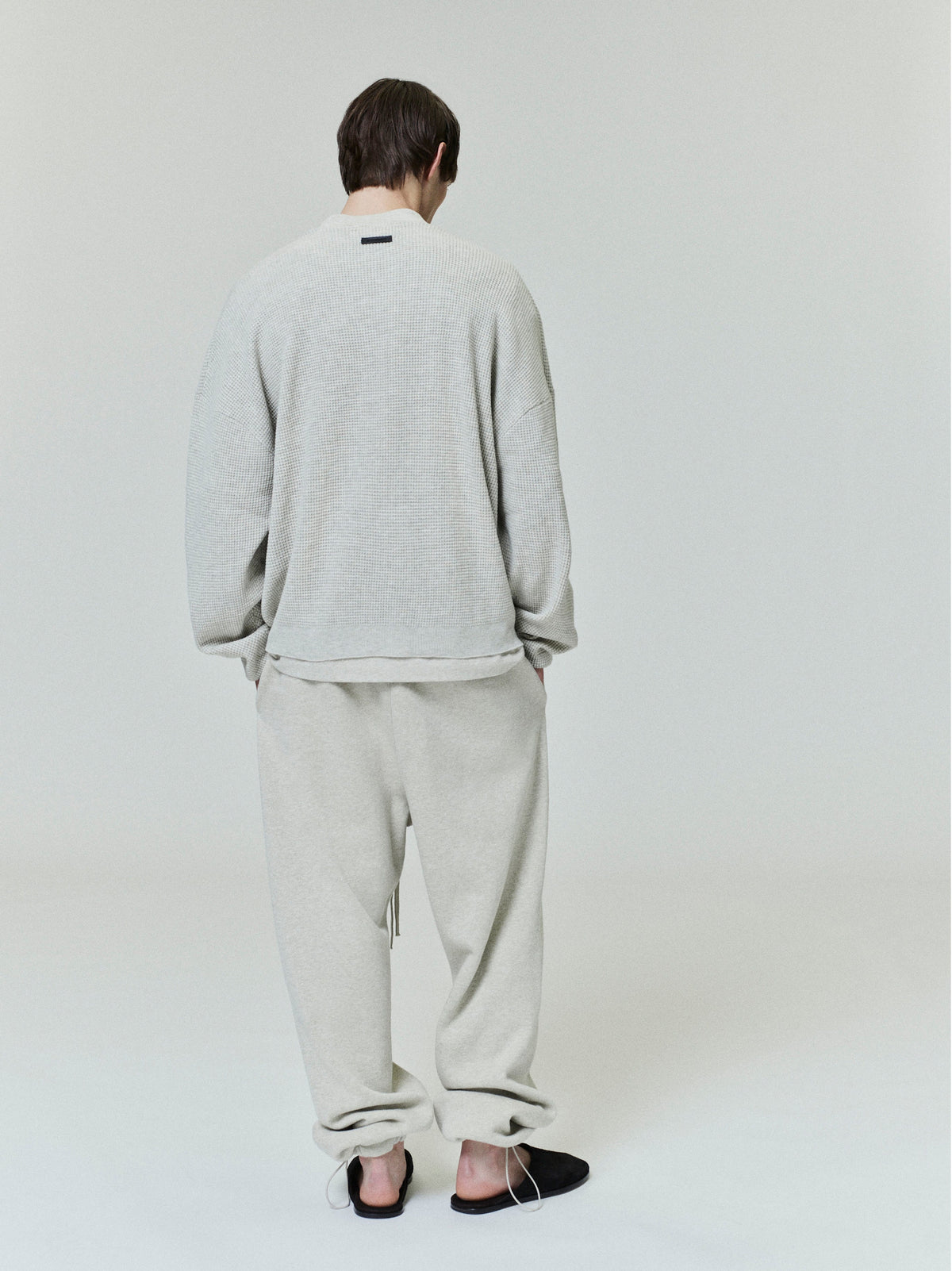 Waffle Crewneck Sweater