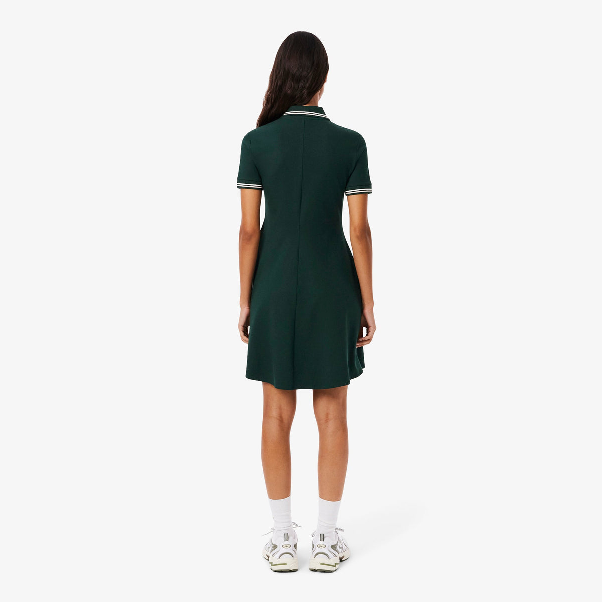 Lacoste Stretch Polo Collar Skater Dress - view 4