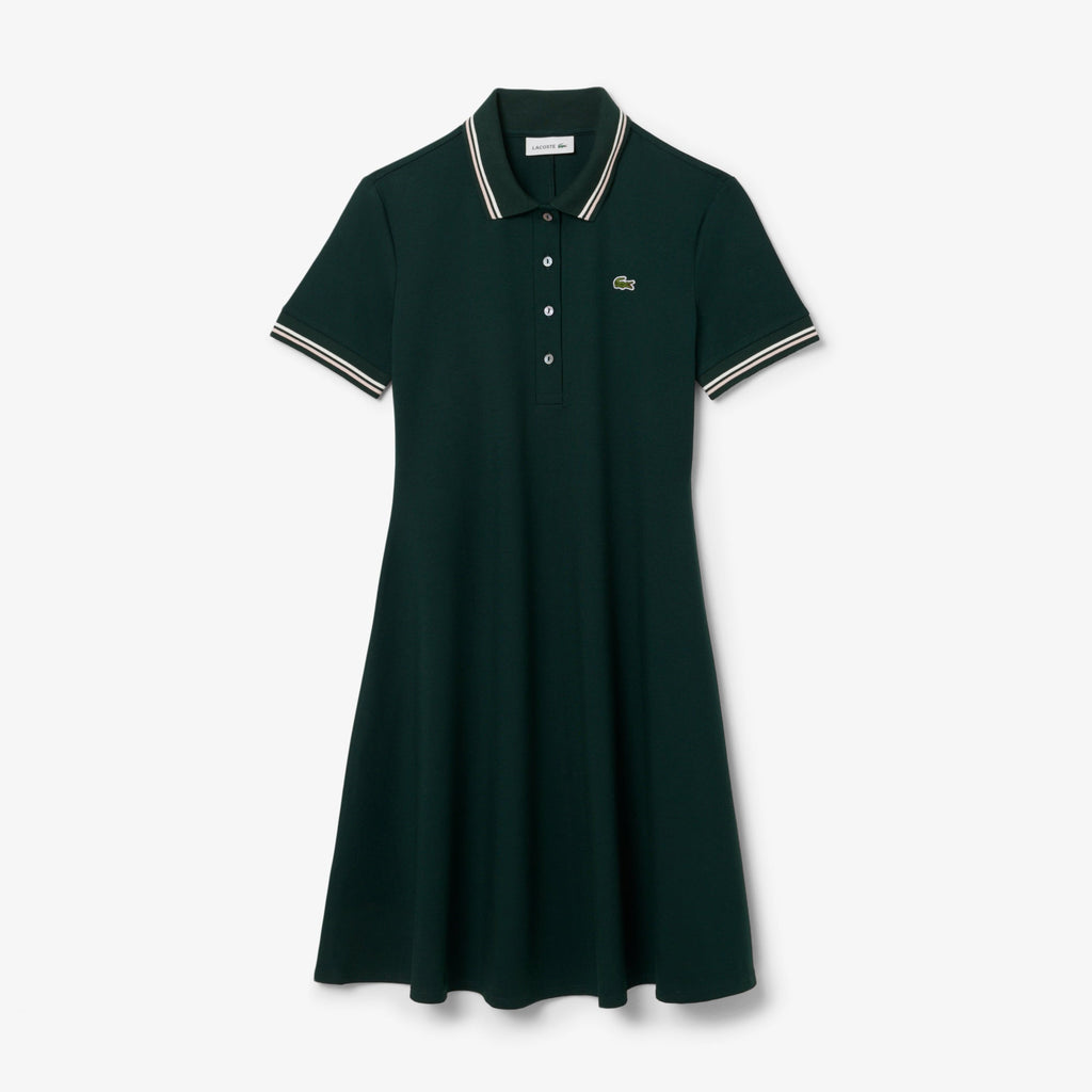 Lacoste Stretch Polo Collar Skater Dress - view 5