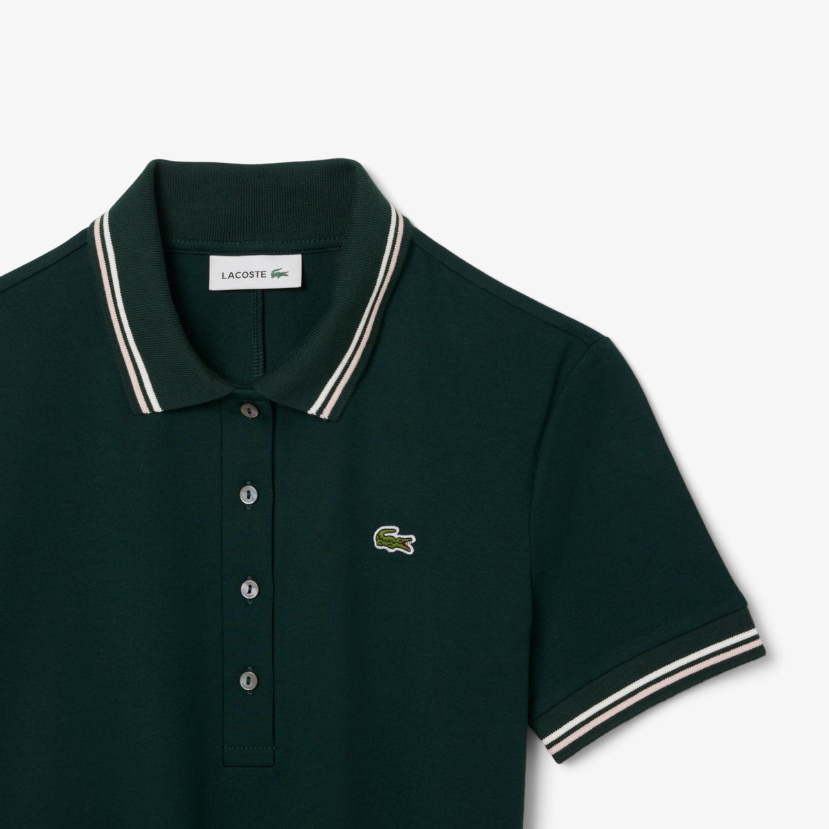 Lacoste Stretch Polo Collar Skater Dress - view 6