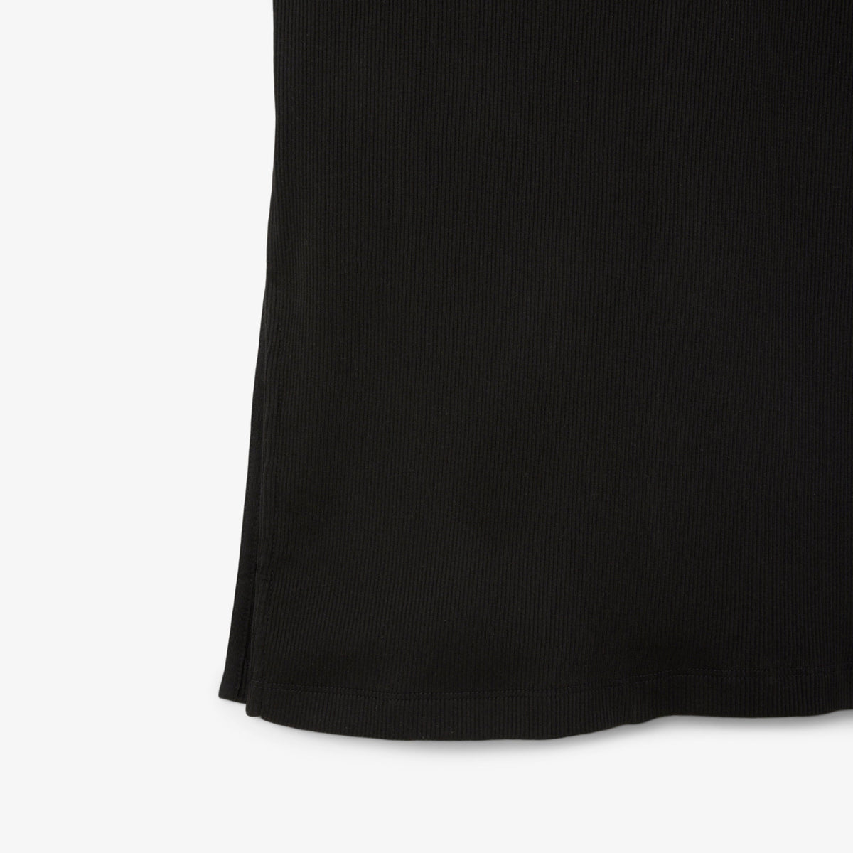 Lacoste Long Ribbed Cotton Polo Dress - view 3