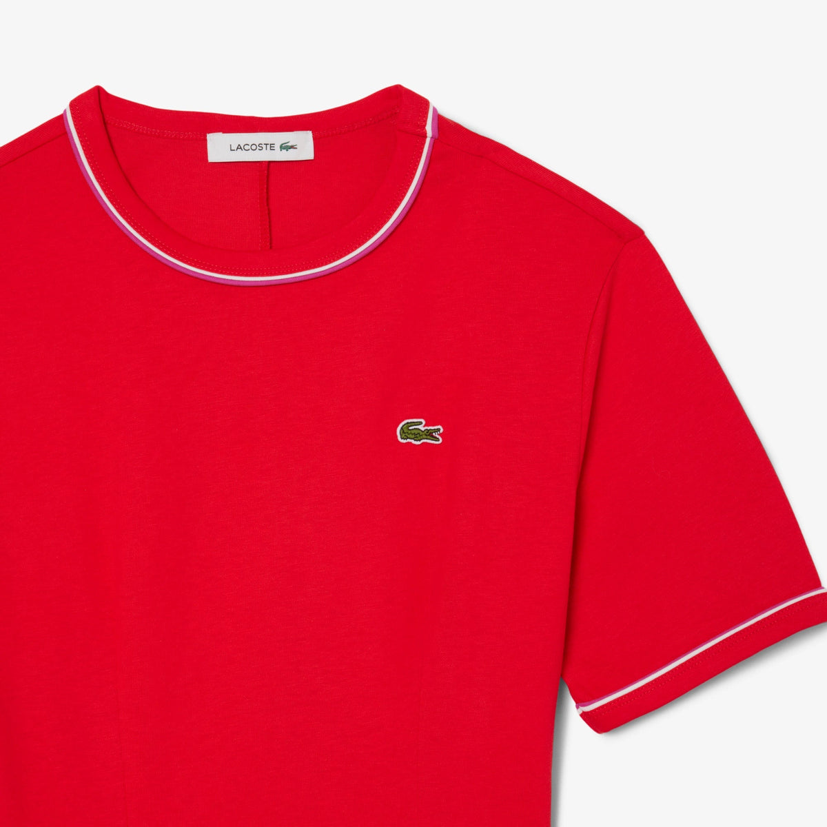 Lacoste Trim Accent Jersey T-shirt Dress - view 2