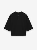 Fine Knit Henley Tee