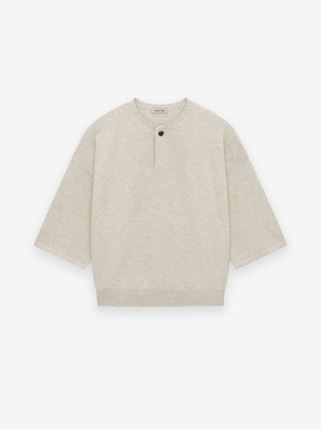 Fine Knit Henley Tee