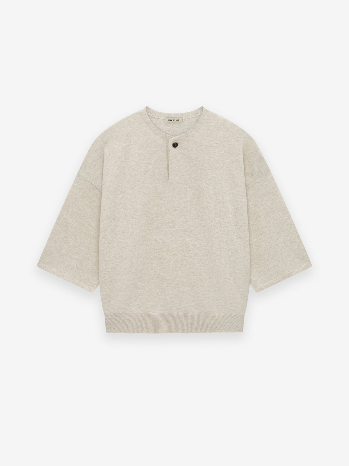 Fine Knit Henley Tee