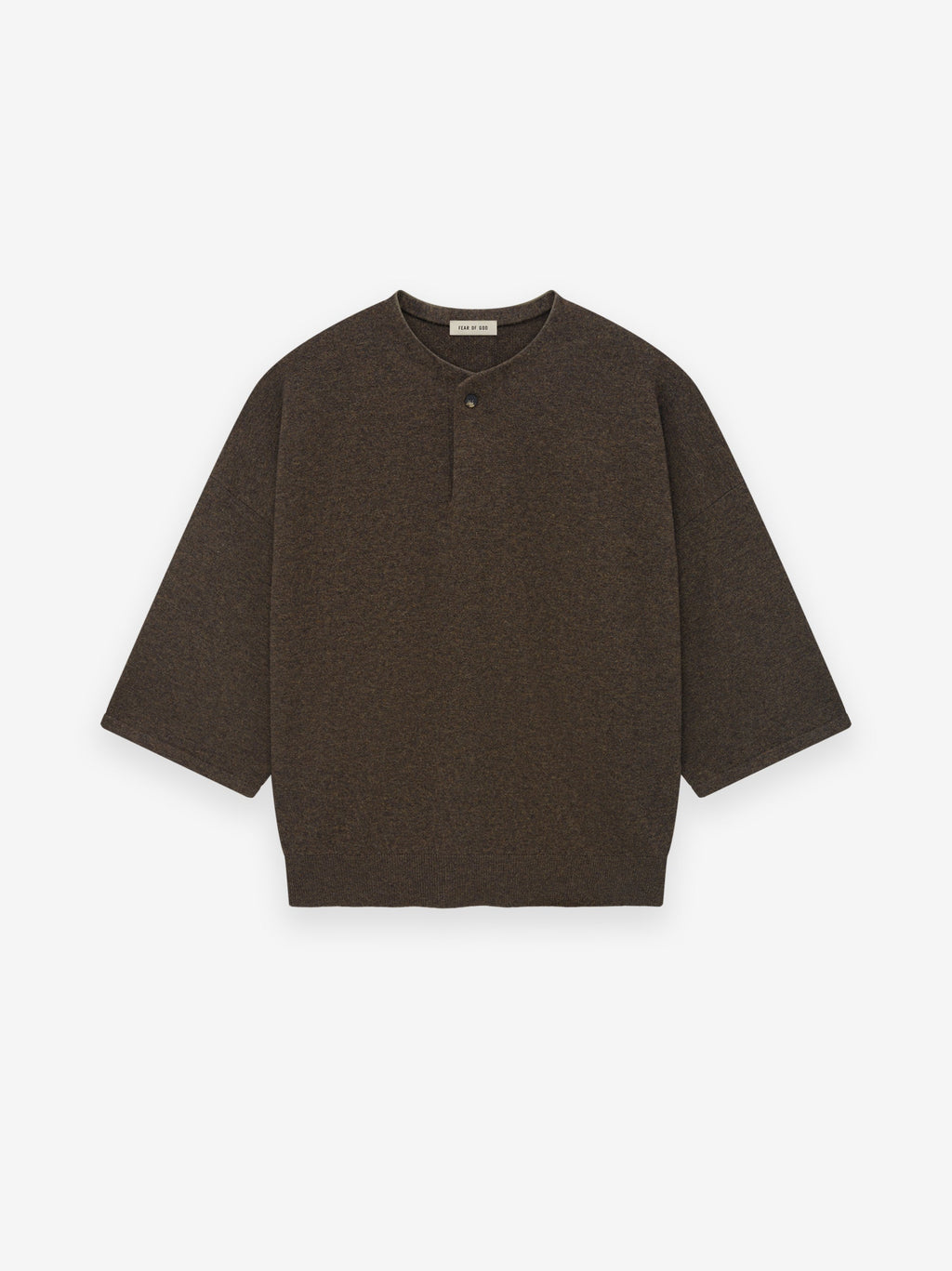 Fine Knit Henley Tee
