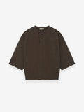 Fine Knit Henley Tee