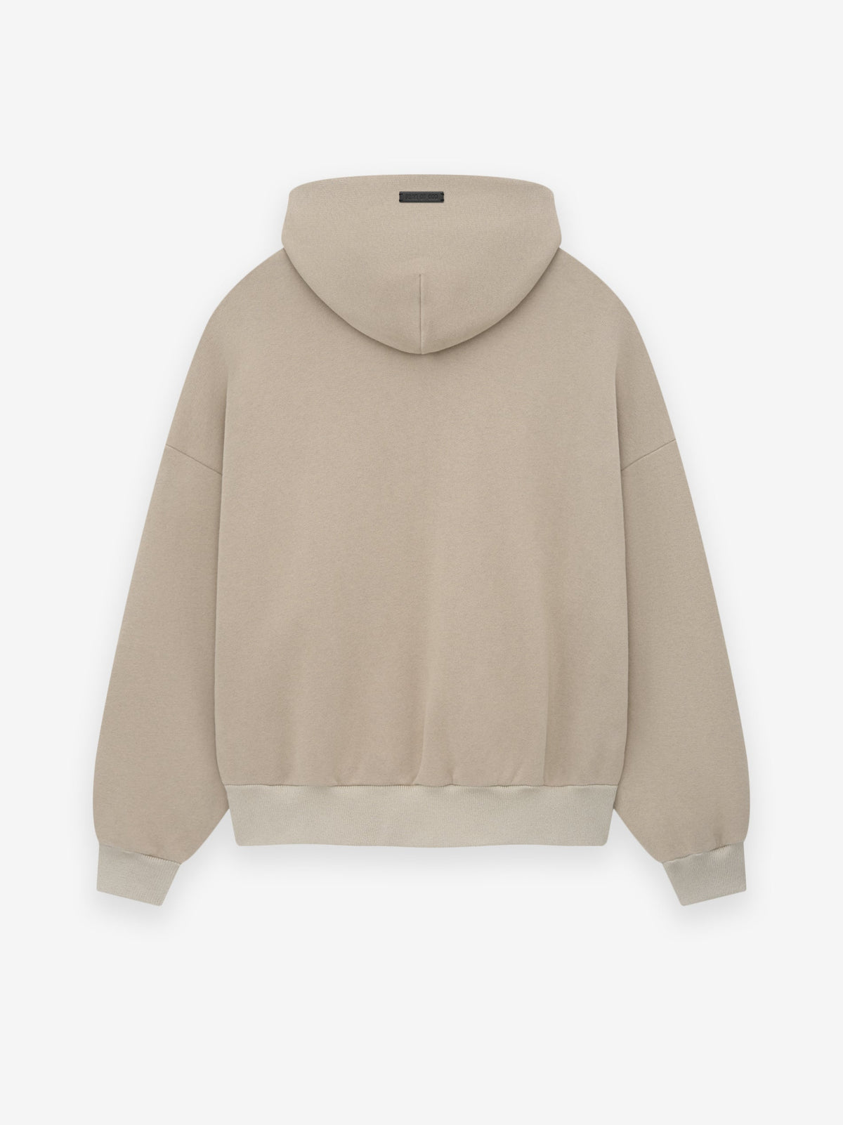 Cotton Cashmere Fleece Half Zip Hoodie