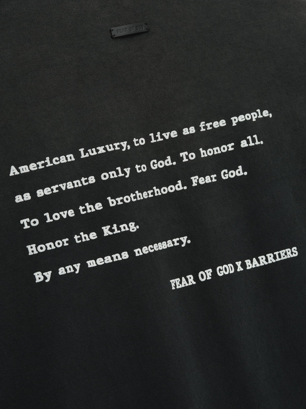 Off Black "American Luxury" S/S Tee
