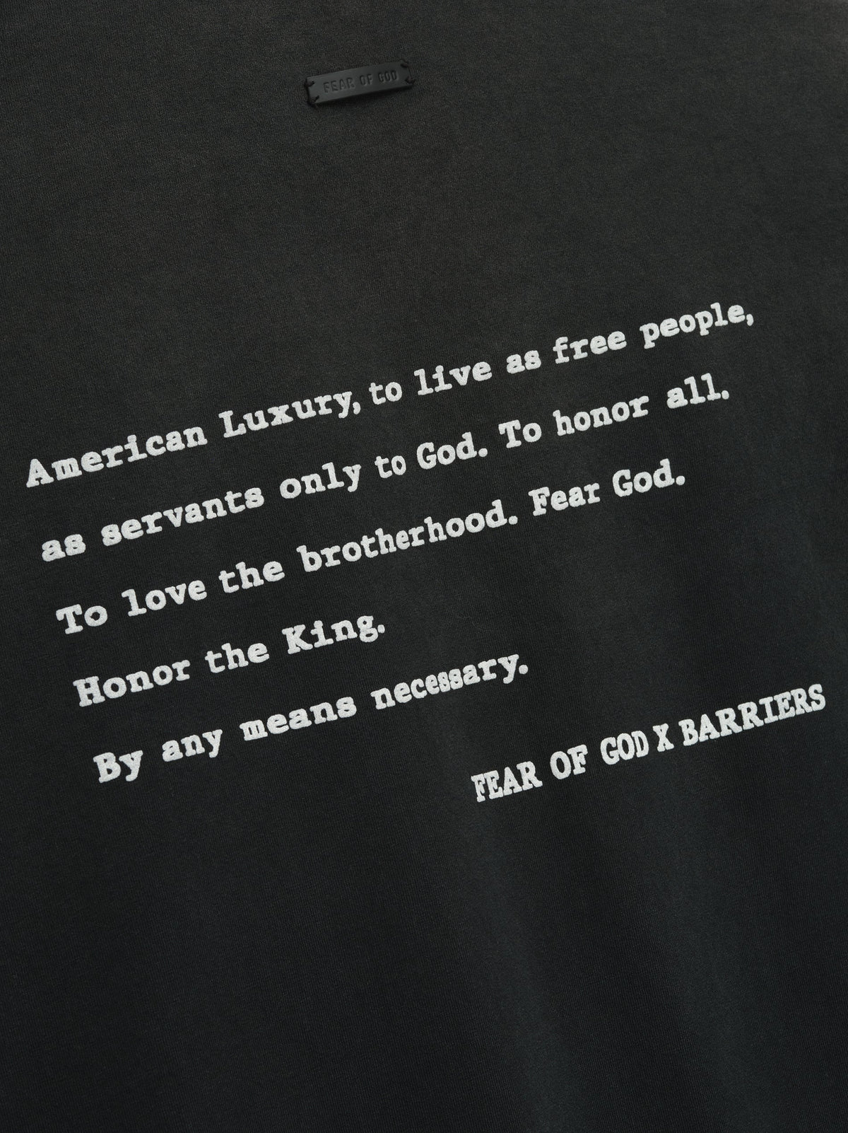 Off Black "American Luxury" S/S Tee