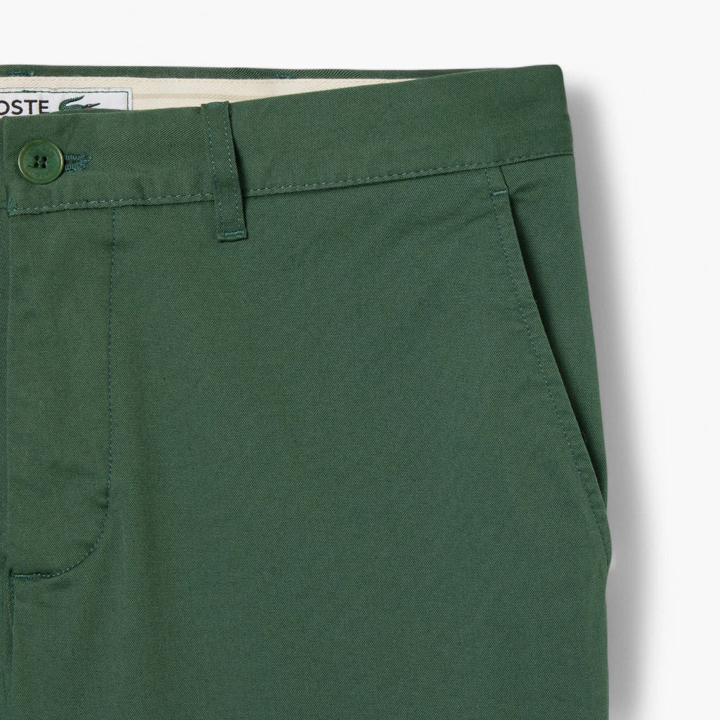 Slim Fit Stretch Cotton Shorts