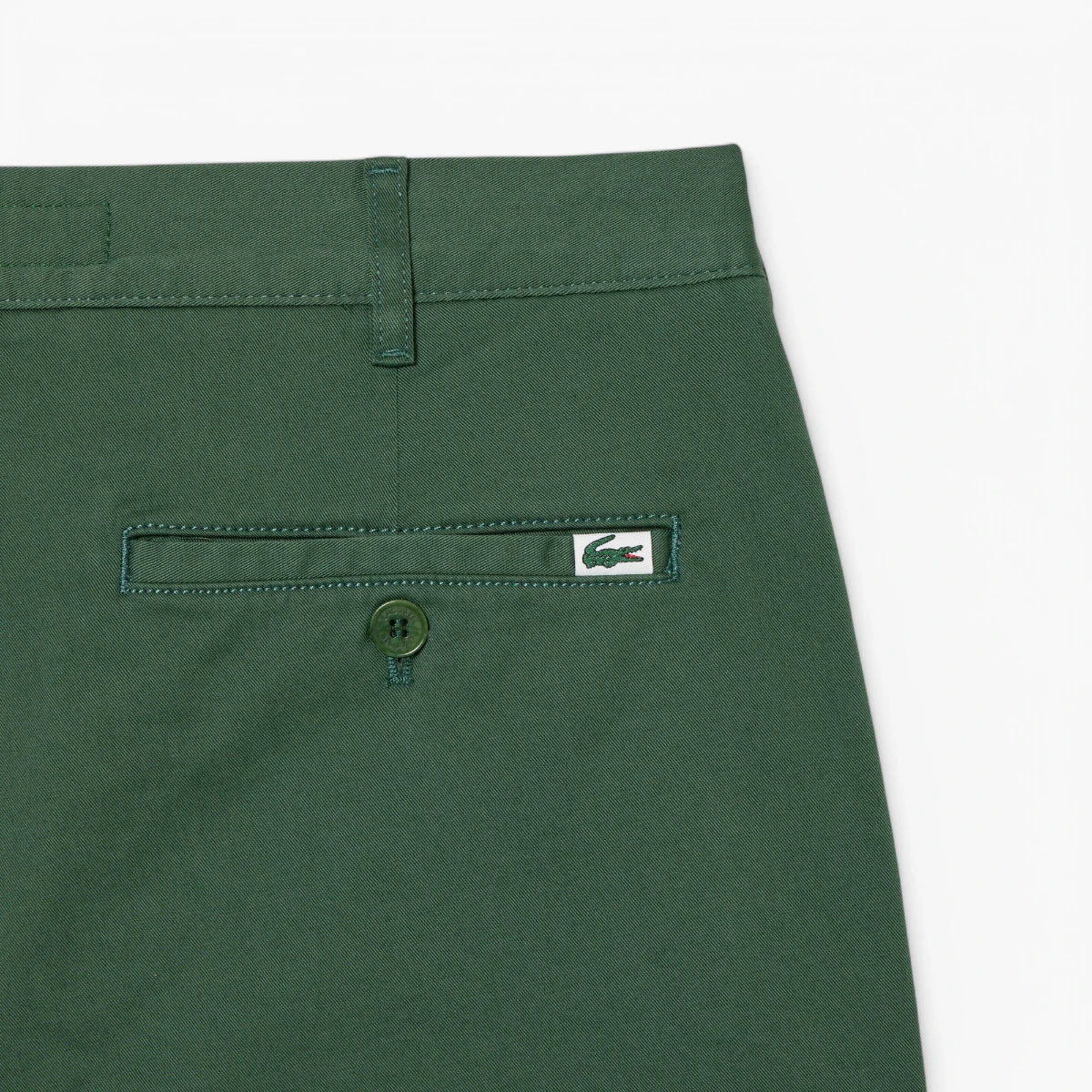 Slim Fit Stretch Cotton Shorts