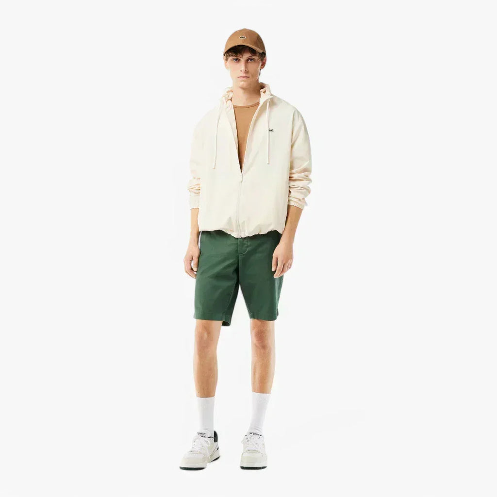Slim Fit Stretch Cotton Shorts