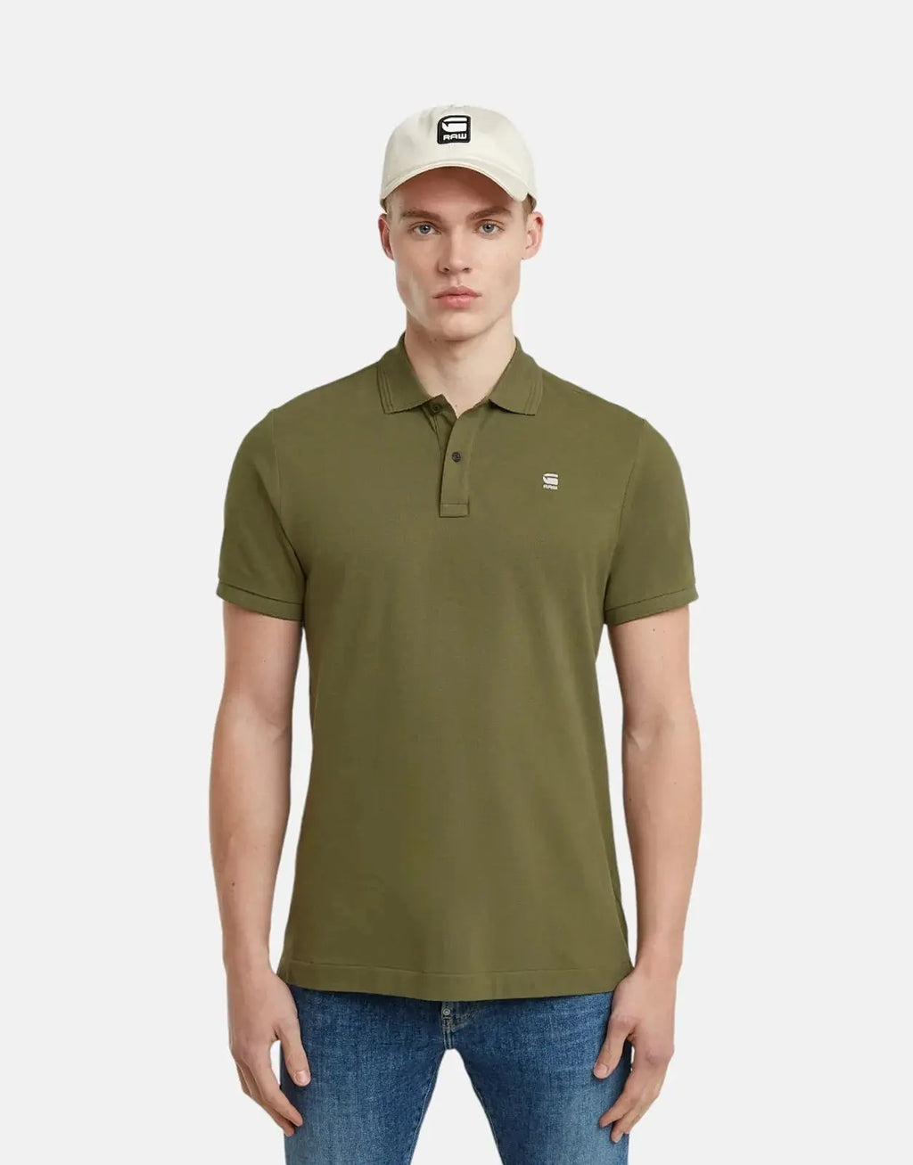 G-Star RAW Dunda Slim Shadow Olive Polo