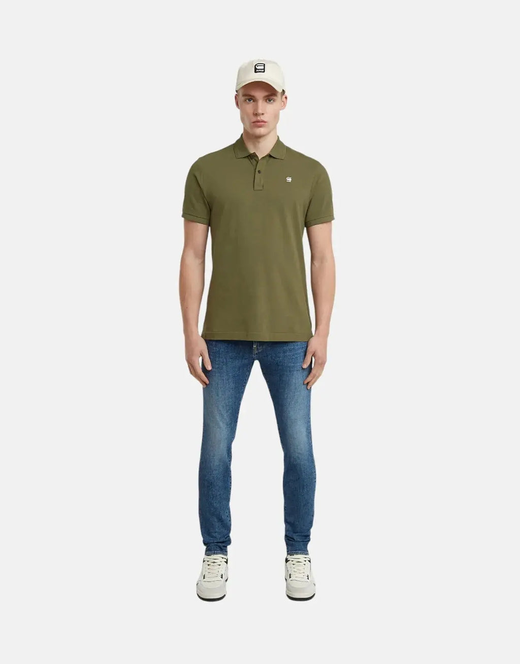 G-Star RAW Dunda Slim Shadow Olive Polo