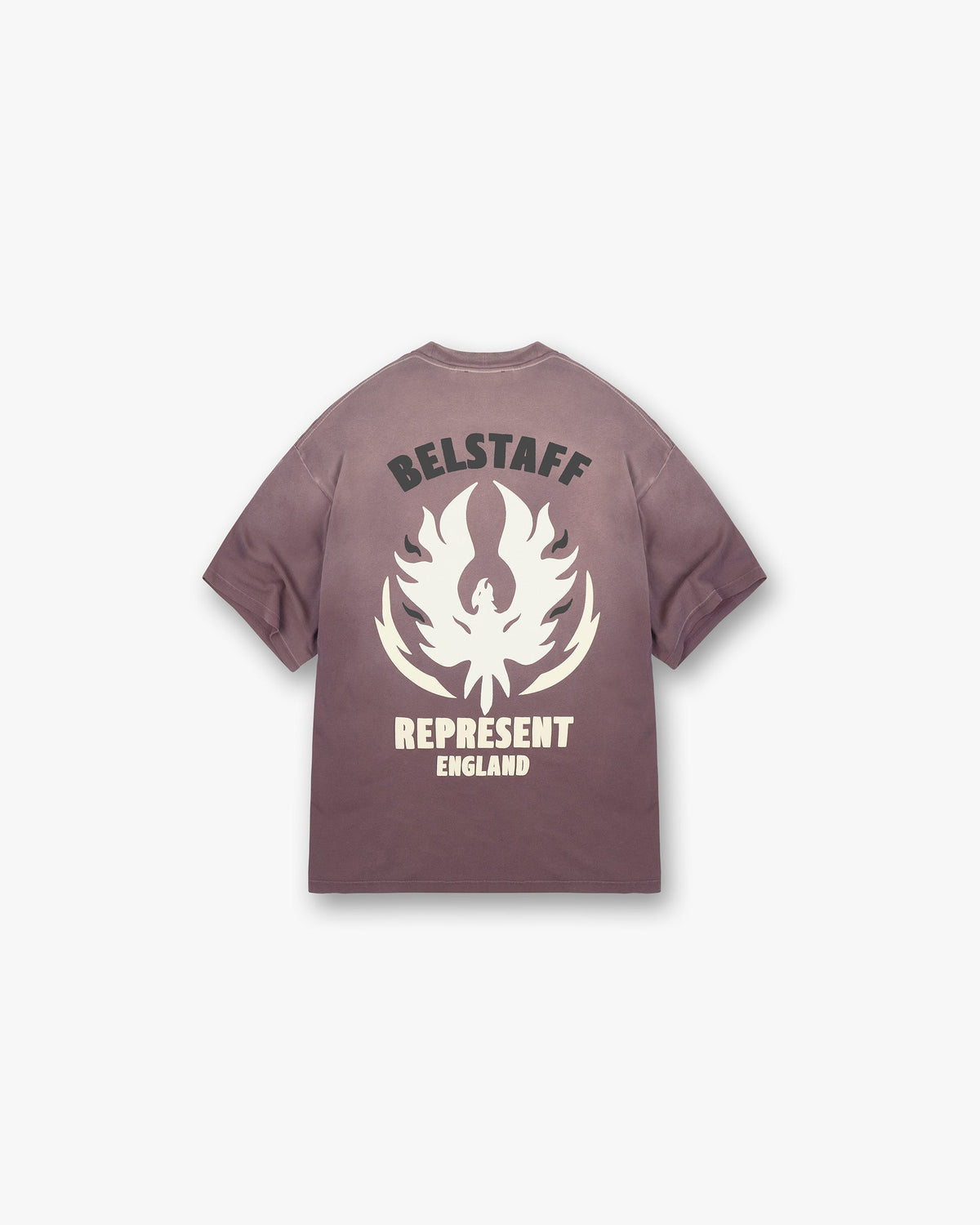 Represent X Belstaff Flame Phoenix T-Shirt - Plum