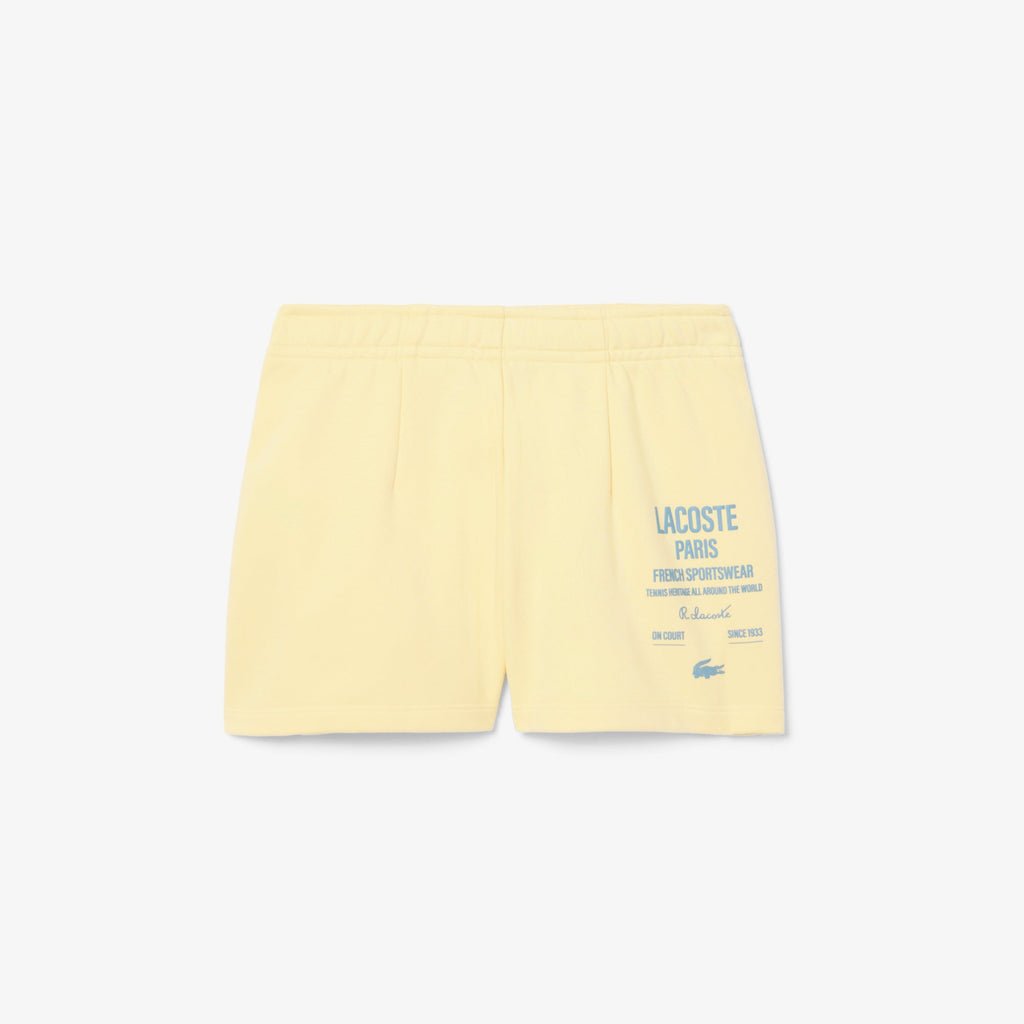 Lacoste Pleated Fleece Shorts