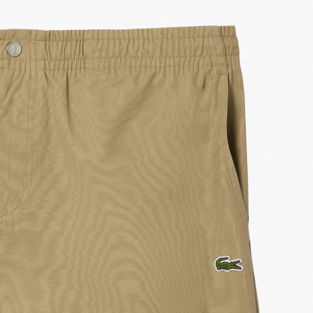 Relaxed Fit Poplin Shorts