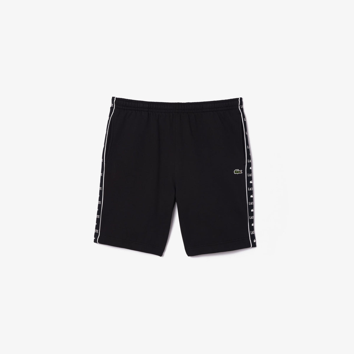 Lacoste Logo Stripe Fleece Jogger Shorts