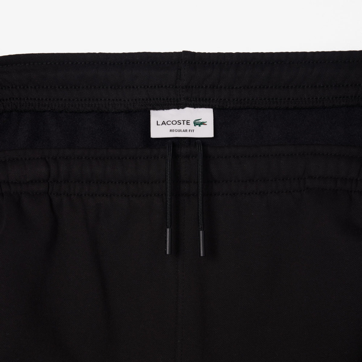 Lacoste Logo Stripe Fleece Jogger Shorts - view 3