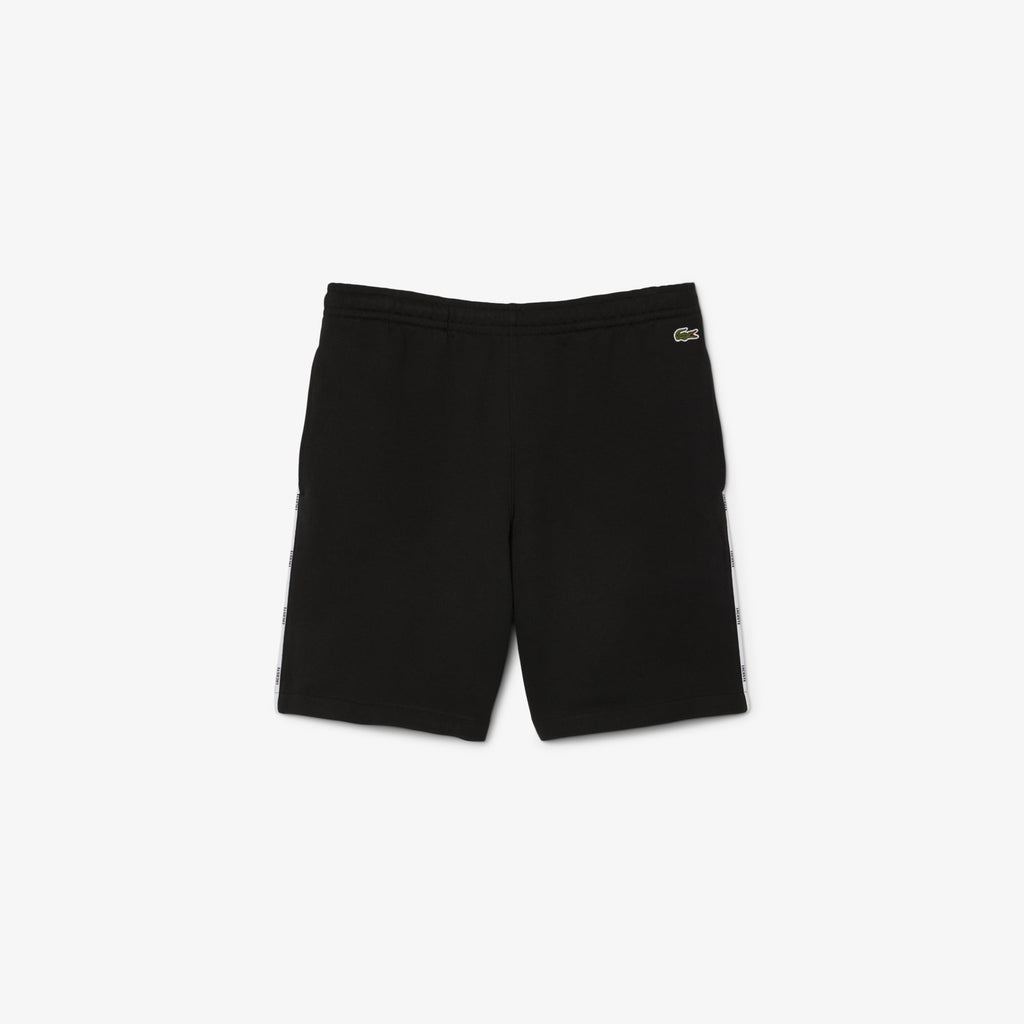 Lacoste Logo Trim Cotton Fleece Shorts