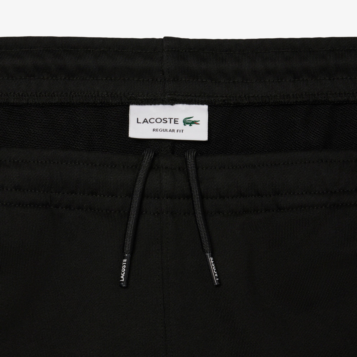 Lacoste Logo Trim Cotton Fleece Shorts - view 3