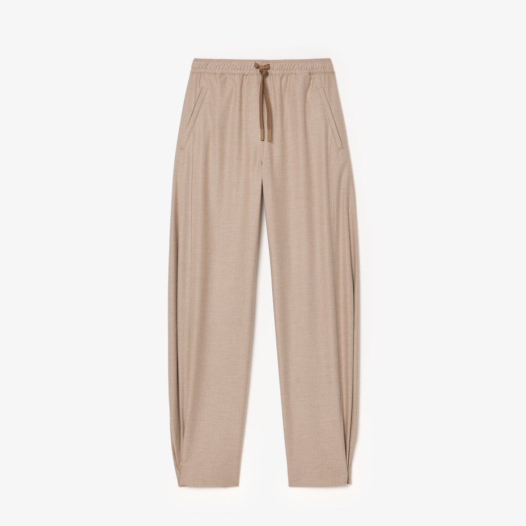 Lacoste Wide Leg Flannel Pants