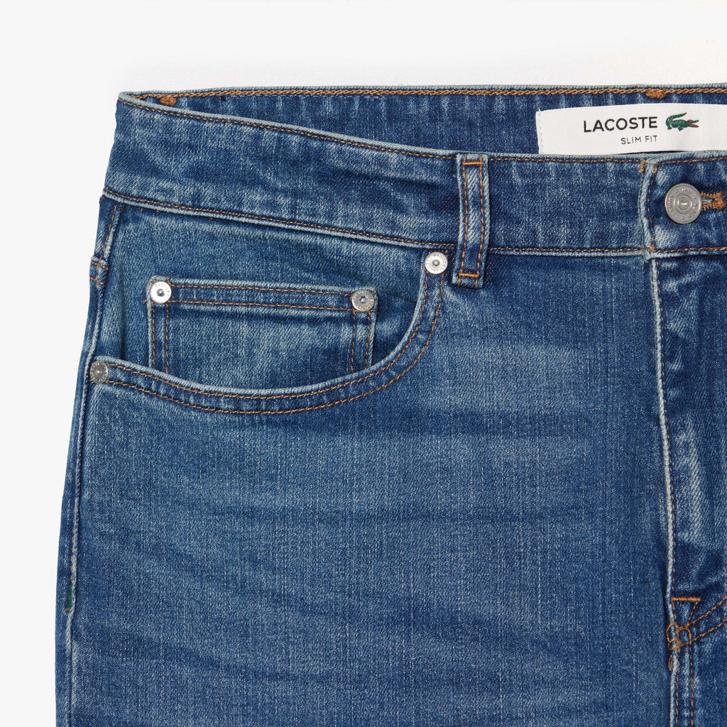 Lacoste 5 Pocket Slim Fit Indigo Jeans - view 3