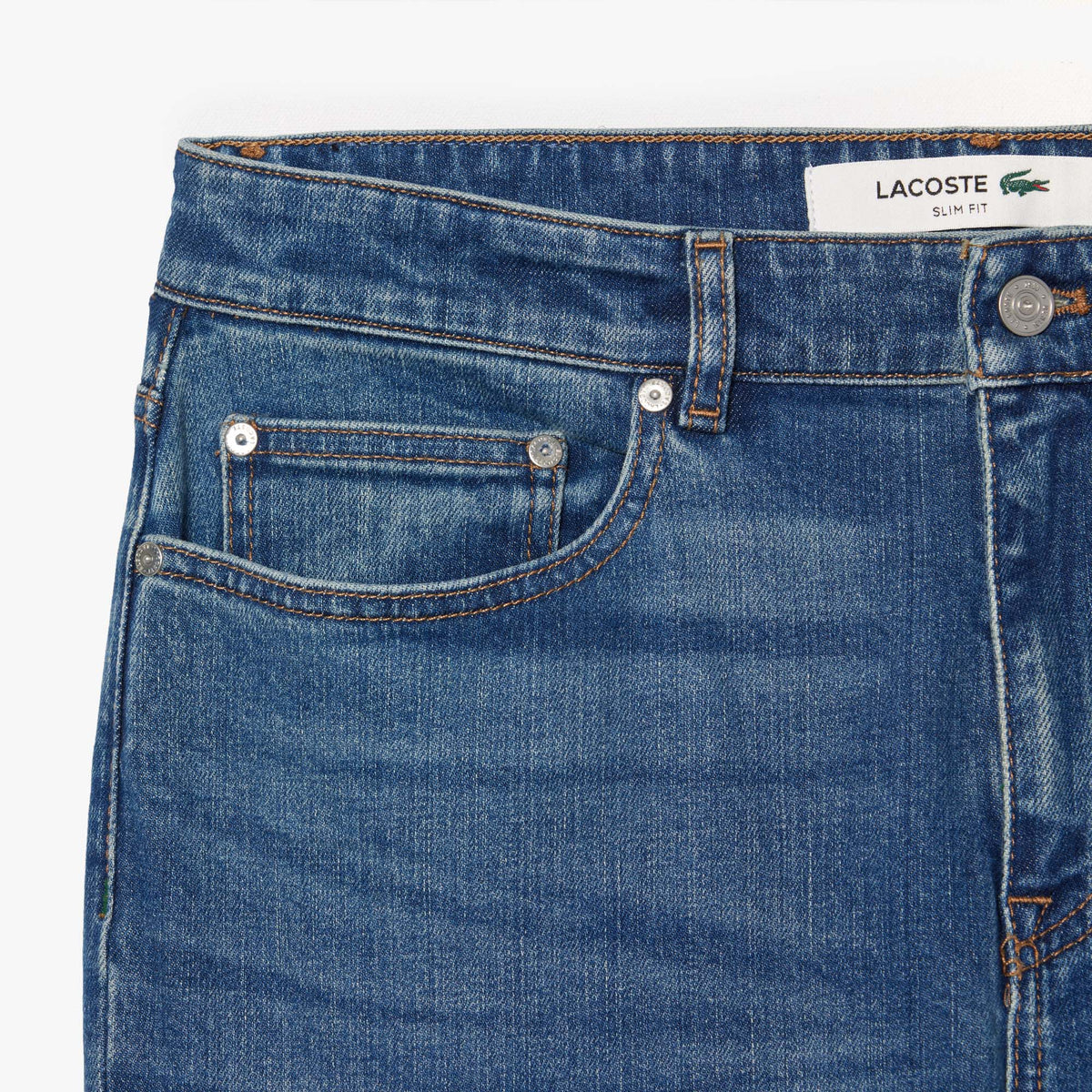 Lacoste 5 Pocket Slim Fit Indigo Jeans - view 3