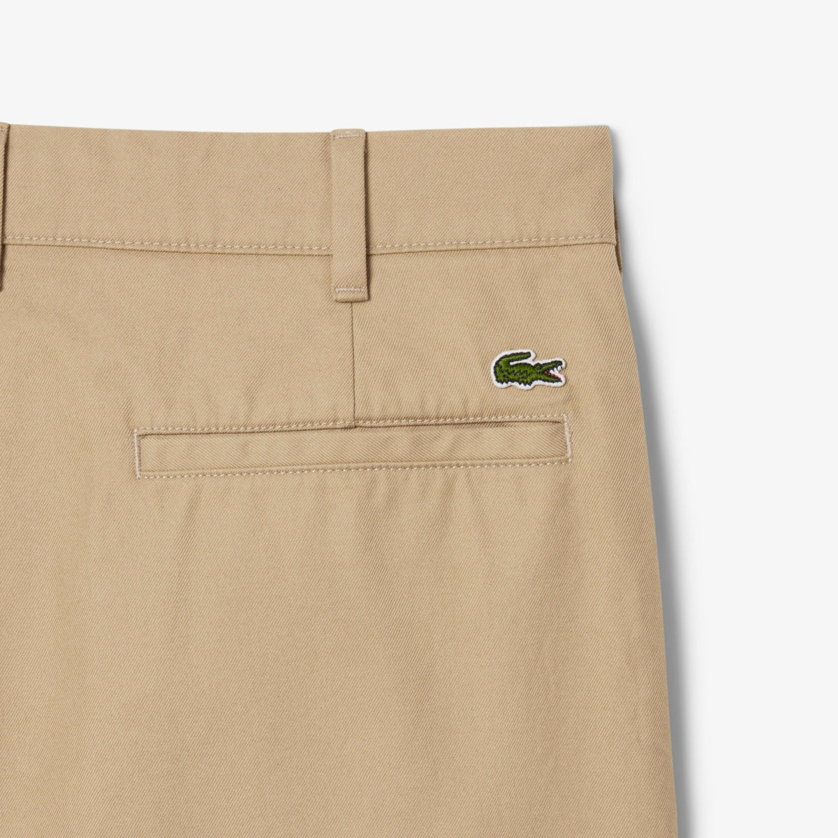 Lacoste Cotton Gabardine Pleat Front Chino Pants - view 3