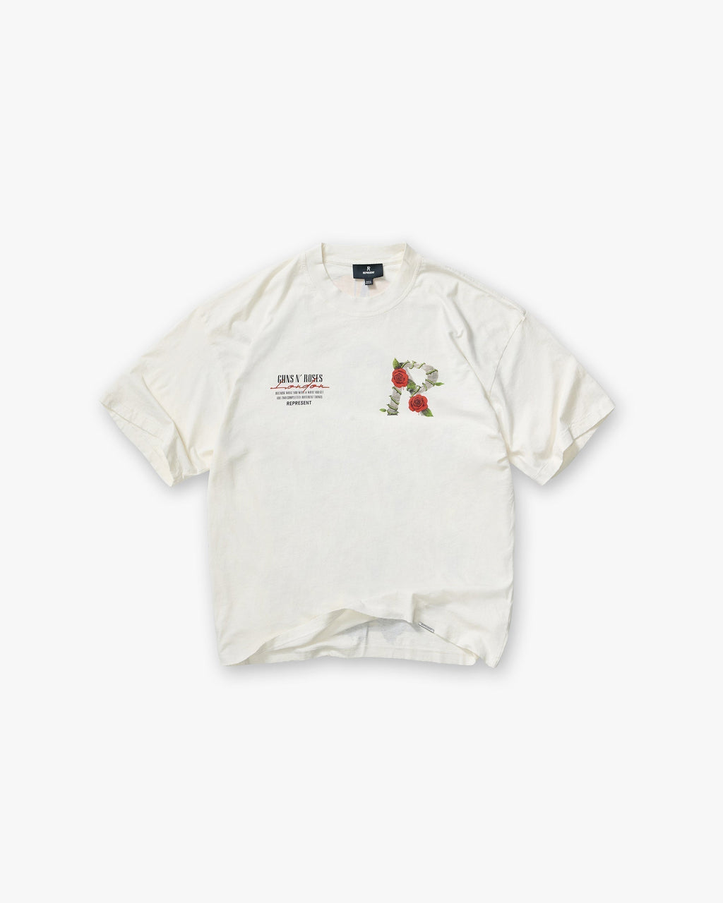 Represent X Guns N' Roses Tour T-Shirt - Flat White