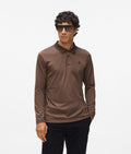 Long-sleeved polo shirt
