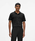 Striped polo shirt