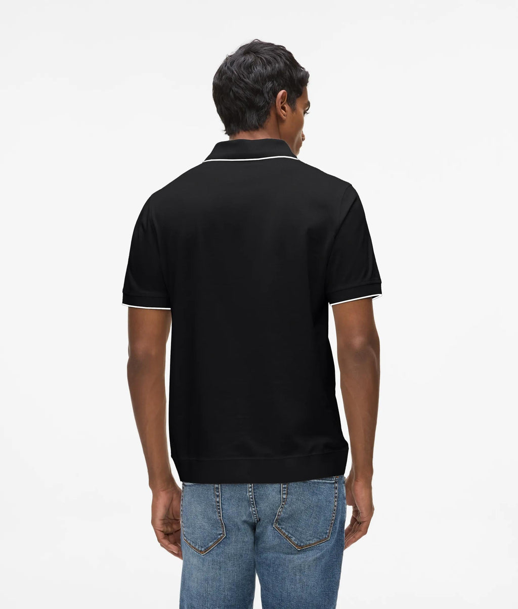 Zipped polo shirt