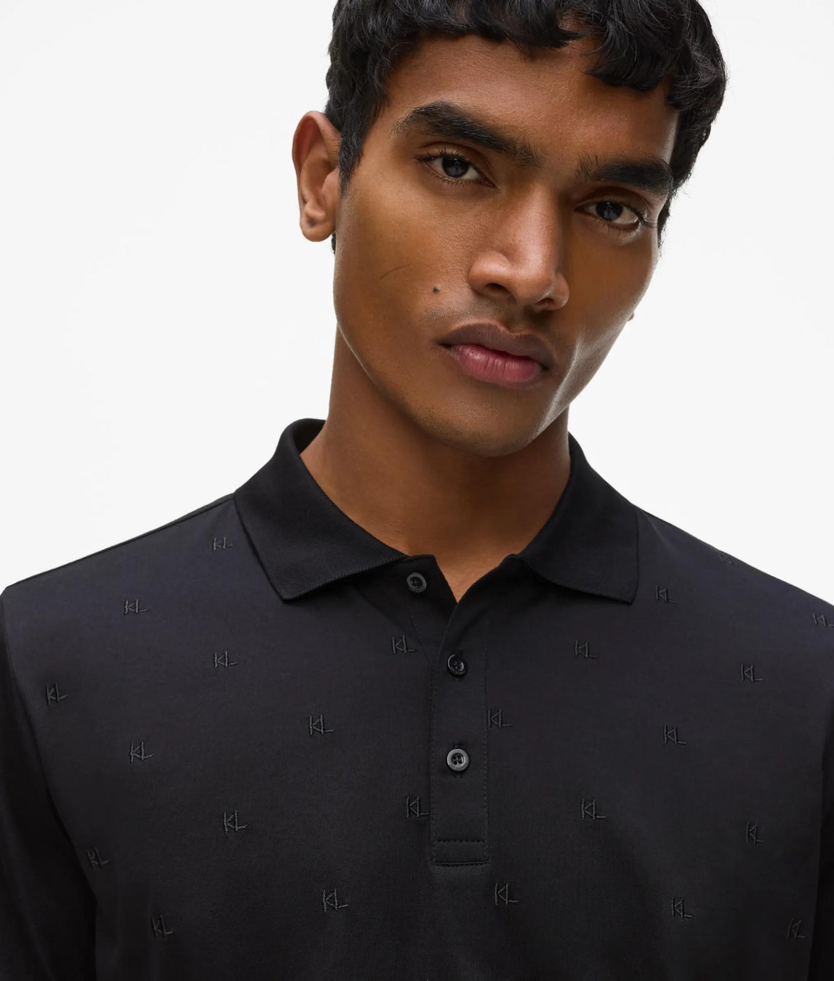 Monogram polo shirt