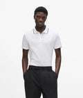 Textured polo shirt