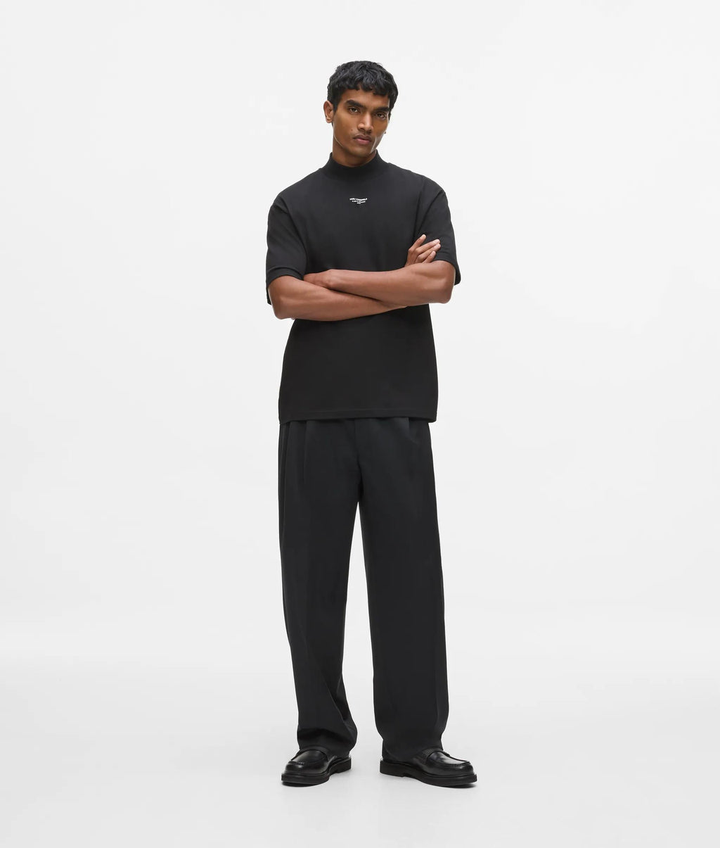Mock-neck T-shirt