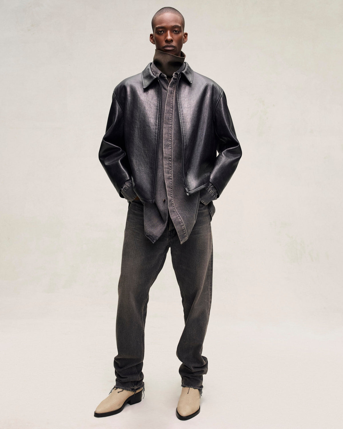 Vented Denim Shirt