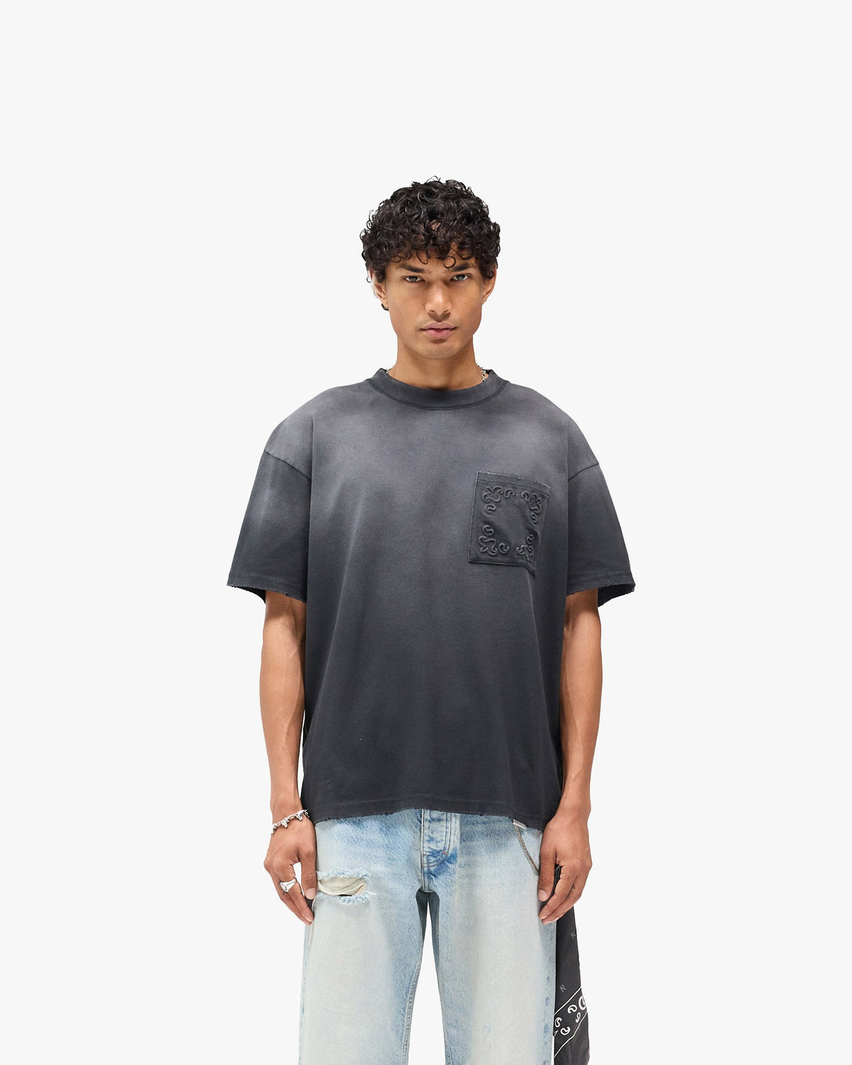 Represent X Hunter T-Shirt - Stained Black