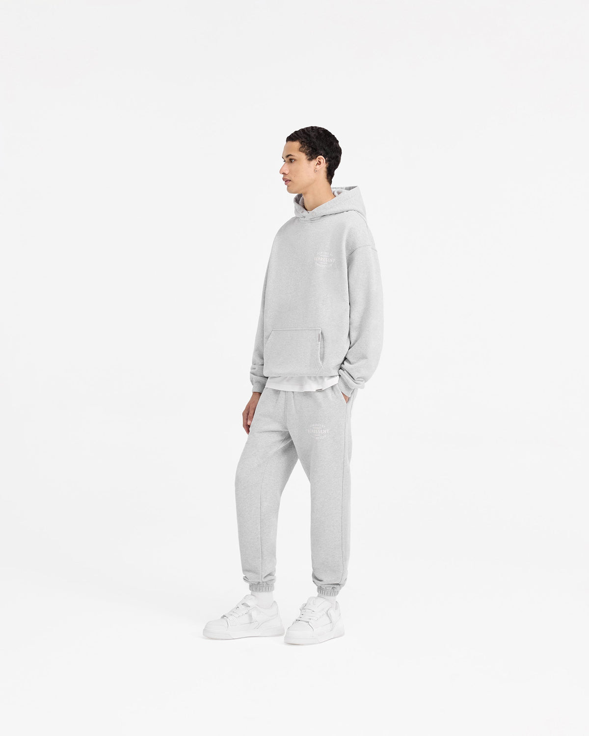 Represent Owners Club Stamp Hoodie - Ash Grey