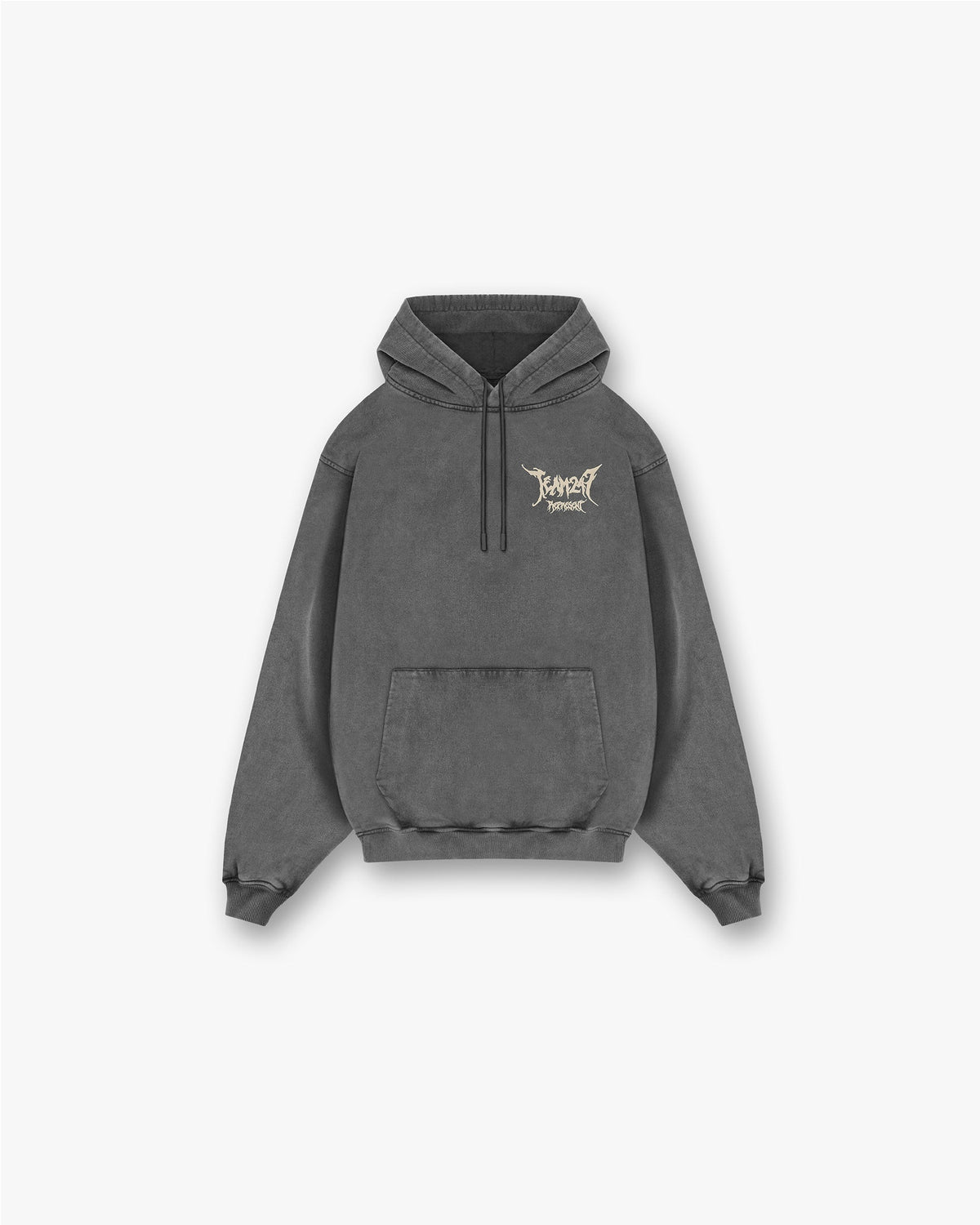Team 247 X END Oversized Hoodie - Washed Grey