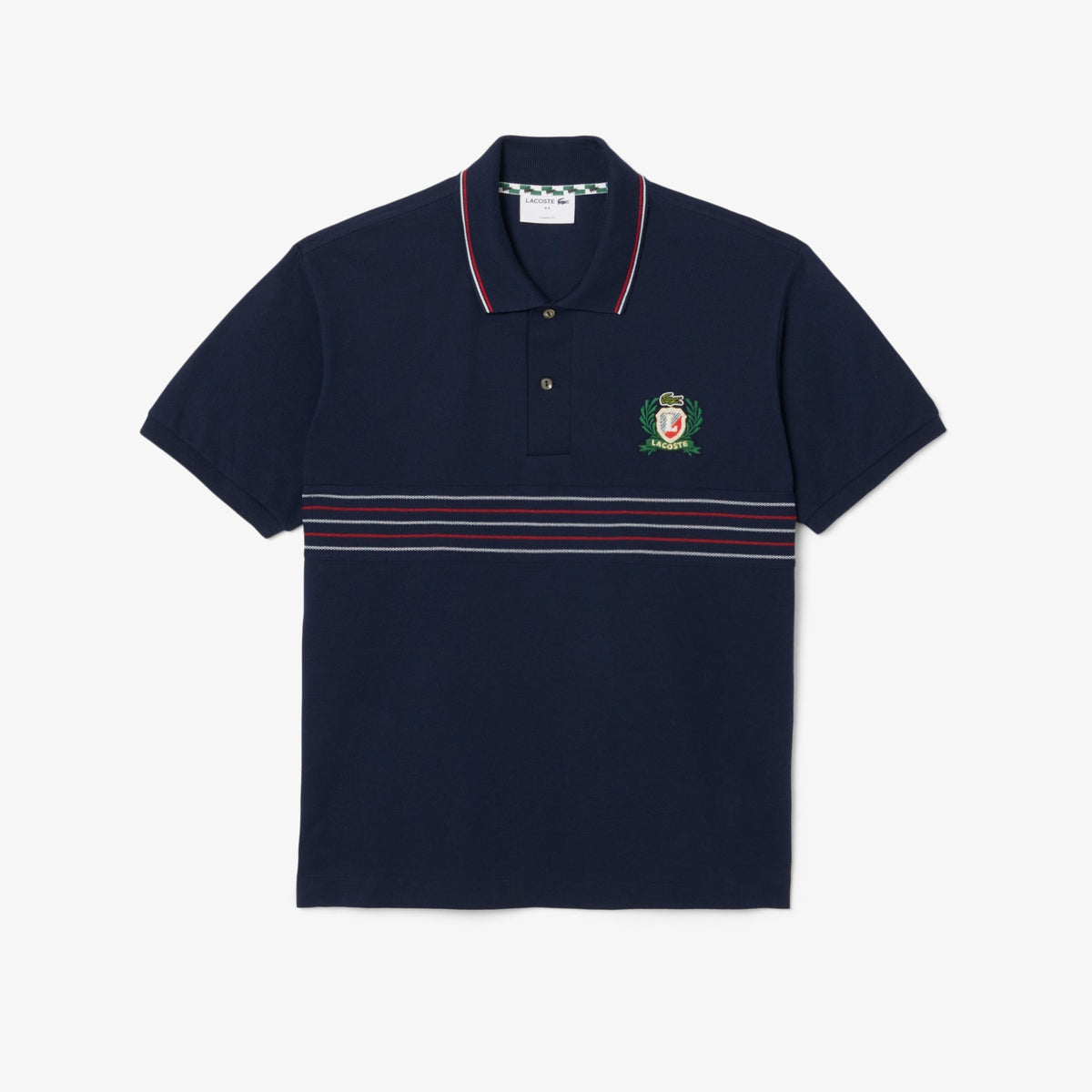 Lacoste Classic Fit L.12.12 Embroidered Shield Polo Shirt