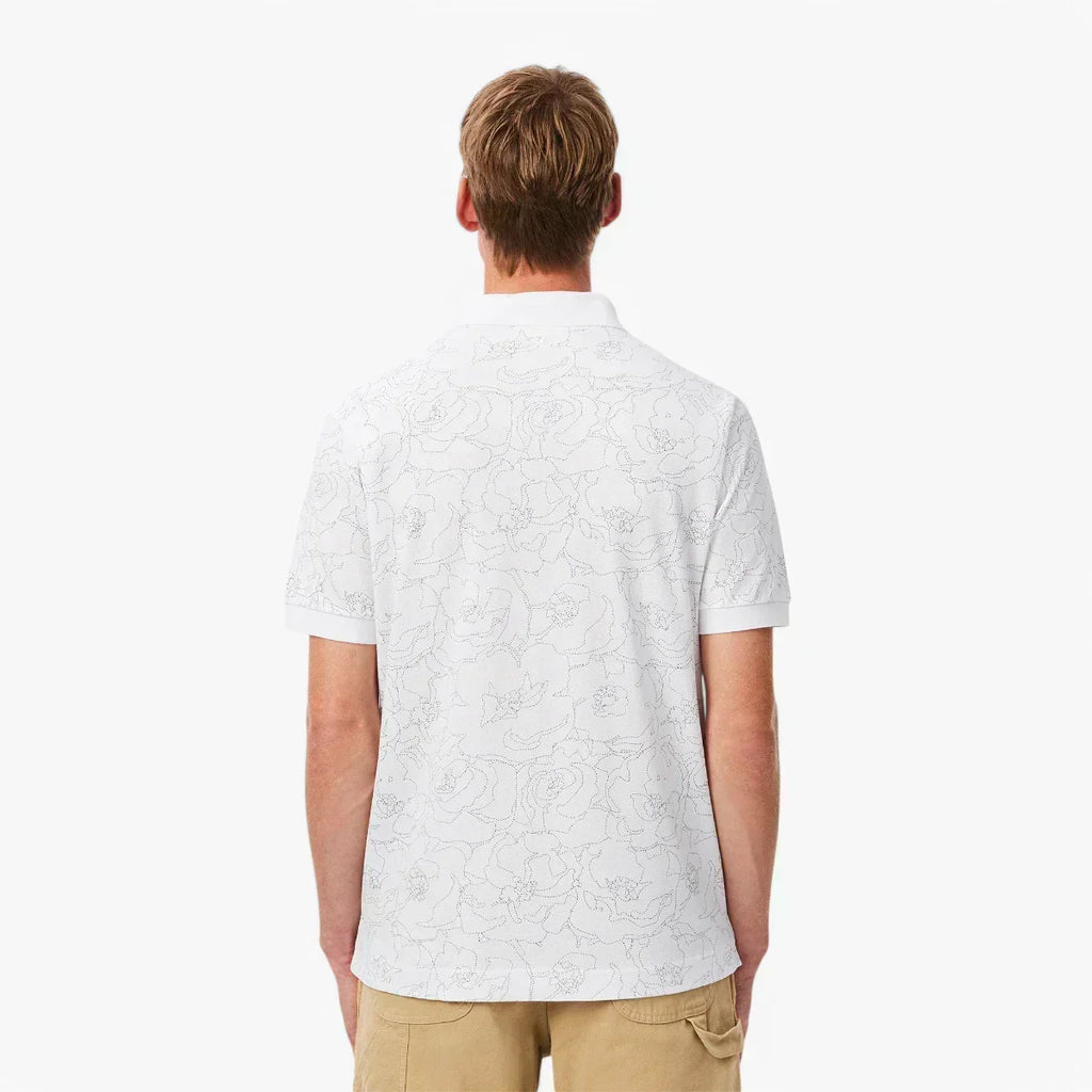 Classic Fit Flower Print L.12.12 Polo Shirt