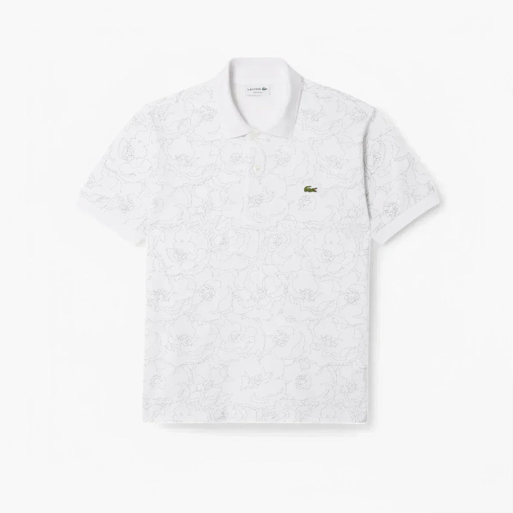 Classic Fit Flower Print L.12.12 Polo Shirt